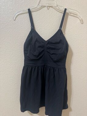 Motherhood Maternity Seamless Nursing Sleep black size L